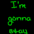Green handwritten-style text on black background with phrases about staying forever, being cool kids, and class of 2006.