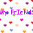 A pixelated image with purple text reading "My Friend! So there's a little Borky But I still Love Them." over a white background filled with small colorful hearts.