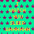A static image with a teal background covered in purple stars, displaying yellow text that reads "I WATCH YOU SLEEP AHHHHH" repeated across the surface.