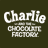 Charlie Bucket icon with Charlie Chocolate Factory text, '29 JULY' in yellow, and three circular elements including a swirl symbol.