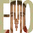 A pixelated static image shows a person with light brown hair and skin tones, partially obscured by gray rectangular overlays on the left and right sides.