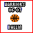 four and four shows a basketball-themed icon with changing text colors across frames, featuring 'WARRIORS' at the top, a basketball in the middle, and 'BALLIN' at the bottom