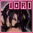 Pixelated image of a person with dark hair covering their face, overlaid by four red and white square icons at the top.
