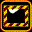 square icons with yellow and brown striped borders, each containing a white checkmark on black background