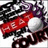 Pixelated static image shows a red curved shape with white highlights against dark and light gray background elements.