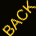 Pixelated yellow and beige text on black background with 'G' and 'O' letters visible, animated motion blur effect.