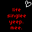 A static pixel art image with a black background, red text, and a white heart outline at the top center.