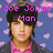 Pixelated image of a person with dark hair wearing a pink shirt and dark jacket against blue background with light purple shapes, text overlays in bright pink.