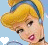 Animated contact sheet showing two frames of a Disney princess character with blonde hair and blue headband against light blue background.
