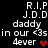 Black background with white pixelated text reading 'R.I.P J.D.D daddy in our <3s in 4ever' and a red heart symbol, displayed twice side-by-side.