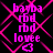 A static image with a black background featuring pink diamond-shaped patterns and repeated text elements in bright pink.