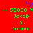 Red background with green text reading "Jacob & Joana" and a blue heart symbol above, displayed in two identical side-by-side