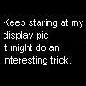 Static black-and-white pixelated text image with four lines of white text on a solid black background, rendered in a retro digital font style typical of early internet graphics.