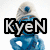 Six Smurf characters in a , each with distinct poses and text overlays including 'KyeN', 'papa', 'Brainy', and 'Hoops' on white backgrounds