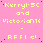 Pixelated text on a pink background with yellow and red accents, showing repeated phrases in a