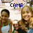 Group of people in athletic wear with text overlays; top-left text reads CAMP, top-right CROIX, bottom-center 2007; two of people with varying poses and expressions