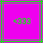 Two identical pixelated icons with pink backgrounds, green borders, and '<333' text in green and purple.