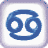 Static pixelated icon featuring a blue hourglass symbol on white background with purple border, rendered in low-resolution 256x256 pixels.