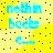 Yellow background with black dots, blue text reading 'nathan boots' and green 'Crew', dark blue text reading 'lexi moment'