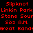 Pixelated text displays band names and phrases on alternating black, green, and bright green backgrounds with red lettering.