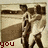 Animated sequence showing two figures in a beach setting with text overlays changing across frames.