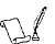 Animated sequence of quill pen and paper icons with varying inkwell positions, transitioning to static mail envelope shapes.