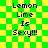 Green and yellow checkered background with pixelated text reading "Lemon Lime Is Sexy!!!" in four identical quadrants.