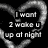Four heart-shaped frames with text overlays on a black background, each containing distinct phrases about wanting someone.