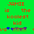 Green background with red pixelated text reading "JAMIE is the kooolest kid" and blue-and-red pixel art below, showing a character with spiky hair and a checkered pattern.