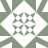 A static pixelated icon with a symmetrical geometric pattern featuring white and muted green shapes arranged in a diamond-centered design.