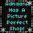 Four identical pixelated display cyan text on black background with white dotted borders and snowflake symbols