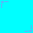 A bright cyan background features multiple pink and light blue star-shaped icons with trailing dot patterns, arranged in a scattered
