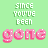 Static image with repeated text elements on a light green background, featuring pink and white pixelated lettering.