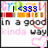 Pixelated icon with colorful top border, pink heart outline, and text changing from 'I <333' to 'being' to 'CRAZY!' across frames.