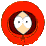 Six circular red-bordered frames show a cartoon character's face with white eyes and black pupils, arranged in two of three