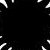 Black square with white pixelated border fragments at corners and edges, no visible text or symbols.