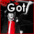 Animated sequence showing a person in red and black attire with text overlays reading 'Got', 'Nick', and 'Jonas?' against dark background.