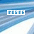 blue and white striped with 'IMAGINE' text above each , showing sequential animation changes in the lower-left corner