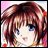 A pixelated anime-style character with brown hair and blue eyes appears on the left side of a contact sheet, while the right side displays stylized text reading "Anime IM" above smaller text that may be "COM" or similar.
