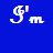 White cursive text on blue background displays 'I'm', 'in', and 'Love' in multiple repeated arrangements with slight pixel variations.