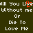 Pixelated text on dark green background with red heart symbol replacing 'v' in 'Live' across two mirrored text blocks.