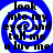 Blue and white spiral background with black text reading "look into my eyes and tell me u luv me" in four identical