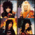 A 2x1 contact sheet of a Motley Crue-themed animated buddy icon showing four distinct character frames on the left and static text/logo elements on the right against a dark background.