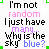 Pixelated text in multiple colors arranged vertically with green corner brackets on a white background.