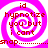 A static image with a pink and white spiral background, red text reading "id hypnotize you but i cant" and "snap" in a pixelated font.