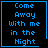 Four identical blue text on black background with one containing a heart symbol and another a star symbol