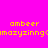 A static image with a bright pink background and yellow rectangular blocks, displaying repeated text in yellow pixelated font.