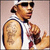 Two side-by-side animated frames of a person with tattoos, wearing sunglasses and a sleeveless shirt, in different poses against solid backgrounds.
