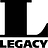 Black and white pixelated icon featuring a large stylized 'L' above the word 'LEGACY' in bold block letters.