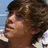 Pixelated profile image of a person with brown hair against a light blue background, next to text reading 'ryan sheckler <3' on white.